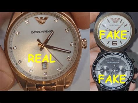 how to spot fake armani watch|is my armani watch real.